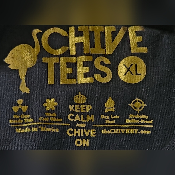 Chive men's tees fire department KEEP CALM & CHIVE ON GREAT SHAPE! - Picture 3 of 3